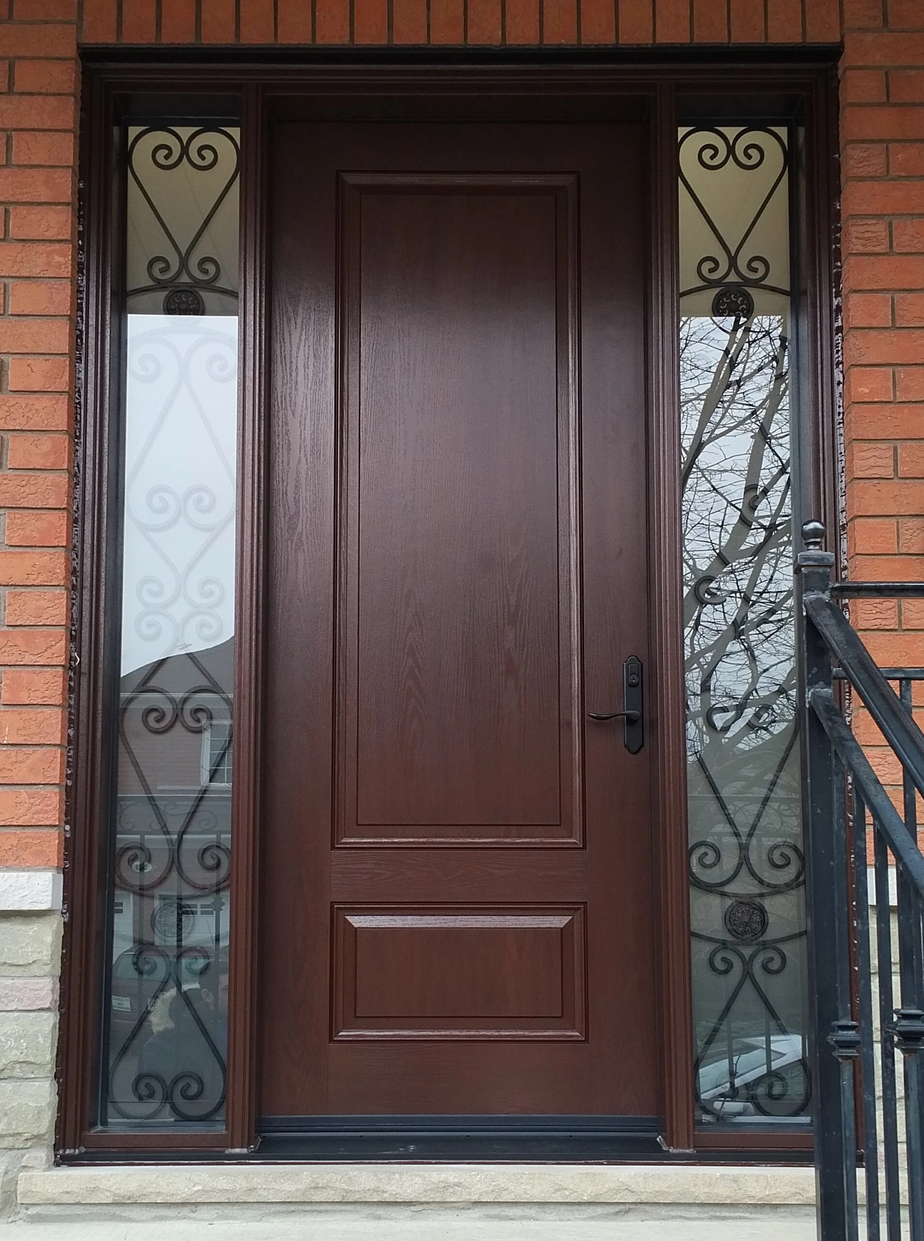 Image of a steel door