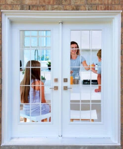 Image of a steel door